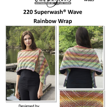 Cascade Yarns W Rainbow Wrap Knitting Pattern