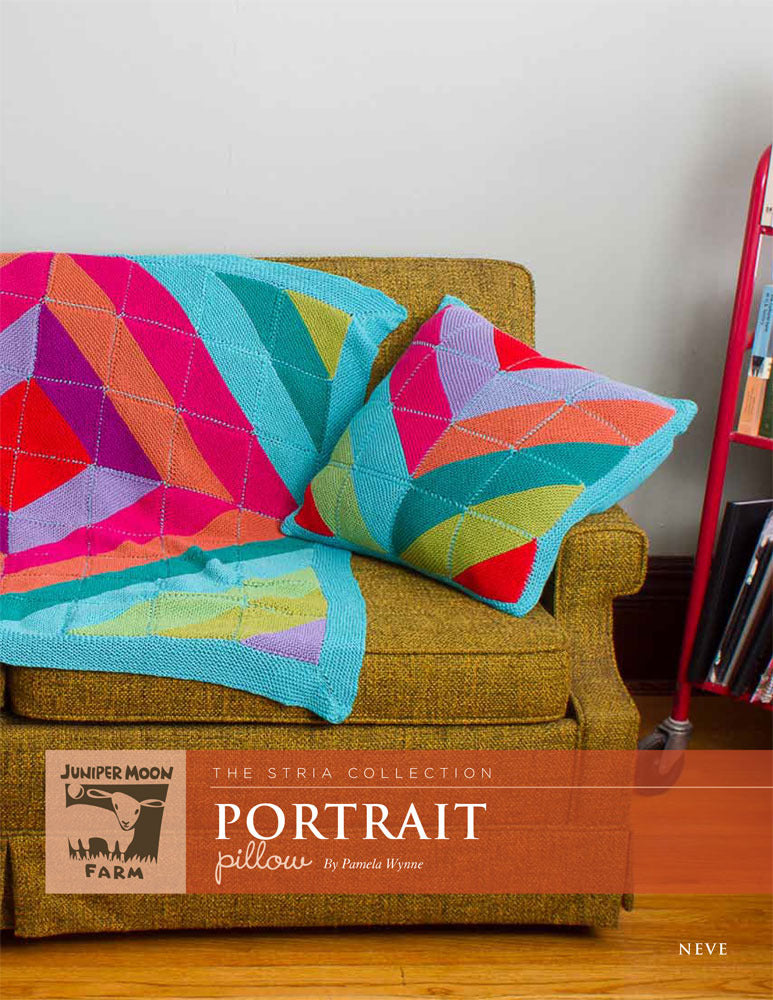 Portrait Pillow Cushion Knitting Pattern