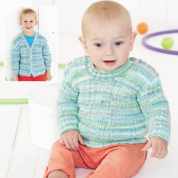 Sirdar Sweater and Cardigan Knitting Pattern