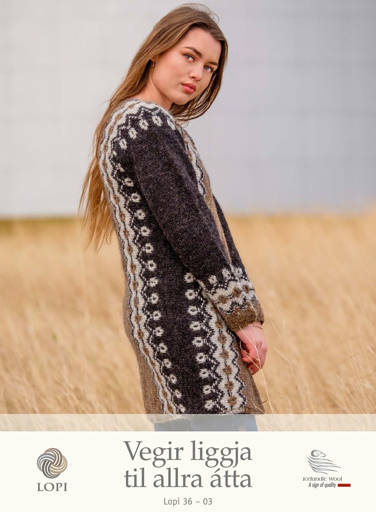 Vegir Liggja Til Allra Atta Cardigan Knitting Pattern