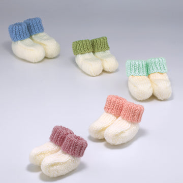 Paintbox Yarns Polar Bootees Knitting Pattern
