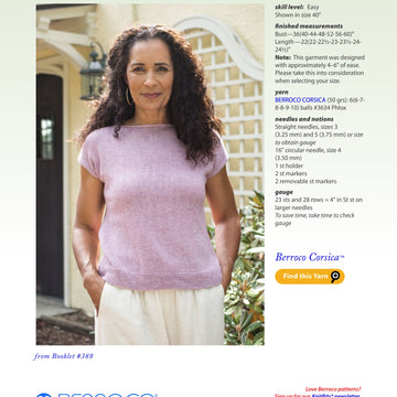 Berroco Bice Jumper Knitting Pattern