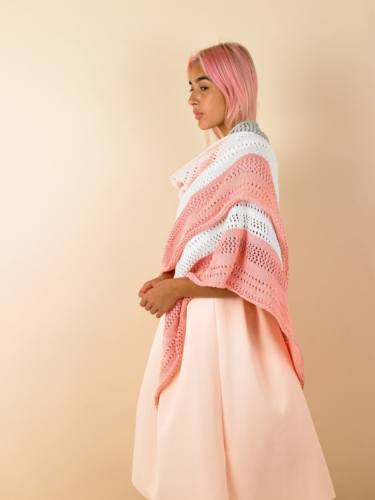 Paintbox Yarns Lollipop Lace Shawl Knitting Pattern
