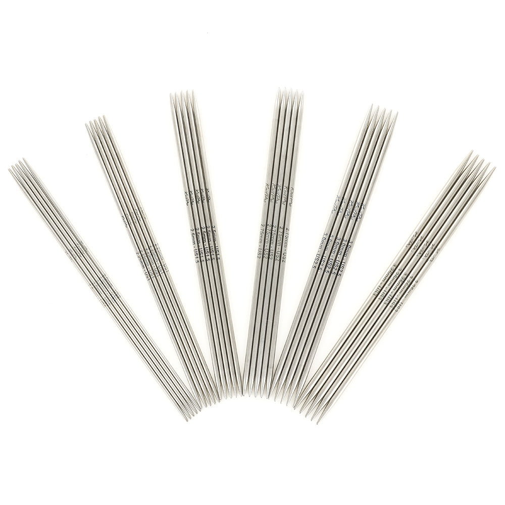 KnitPro Mindful Collection Gracious Set of 6 sizes of Double Pointed Lace Needles
