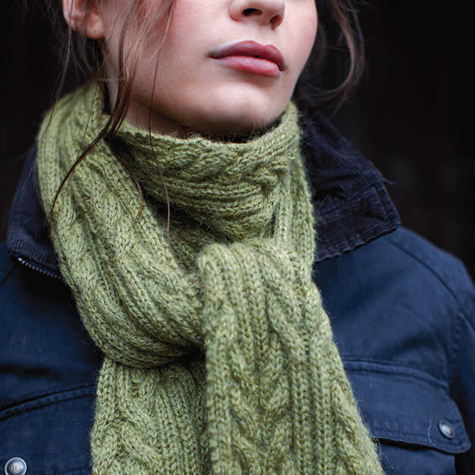 Rowan Grasmoor Scarf Knitting Pattern