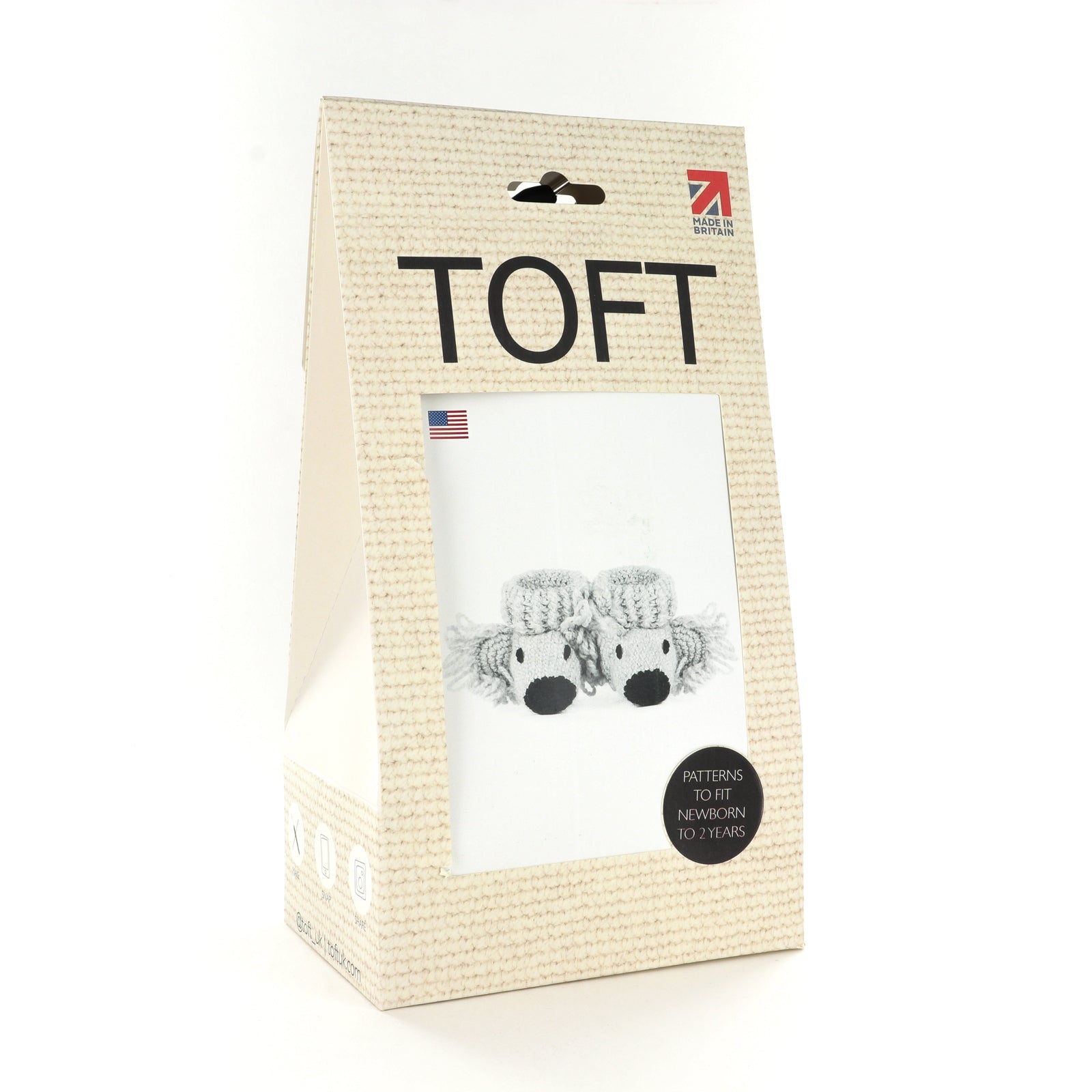 TOFT Animal Baby Booties Crochet Kit Discontinued Styles