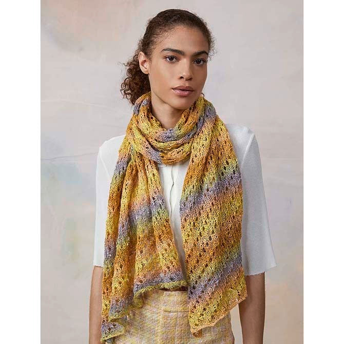 Lang PTO27-02 Shawl Wrap Knitting Pattern