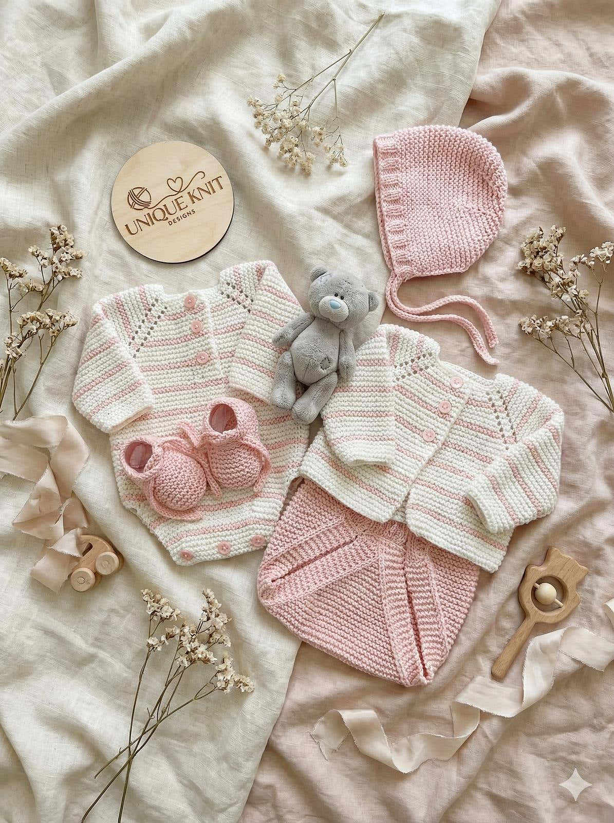 "Rose Petal" multi piece set