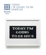 MillaMia Today I'm Going To Be Sampler Knitting Pattern