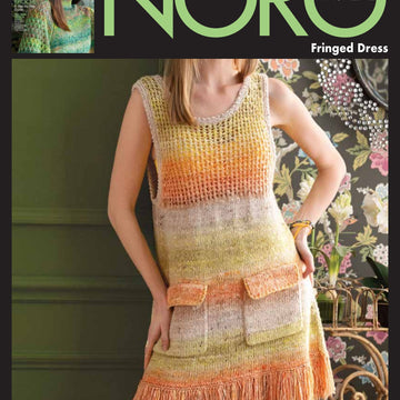 Noro Fringed Dress Knitting Pattern