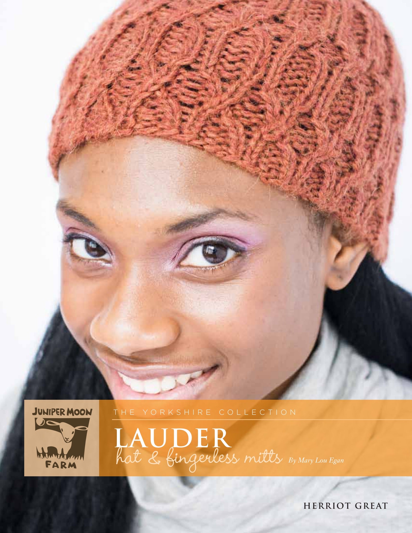 Juniper Moon Farm Lauder Hat & Fingerless Mitts - The Yorkshire Collection