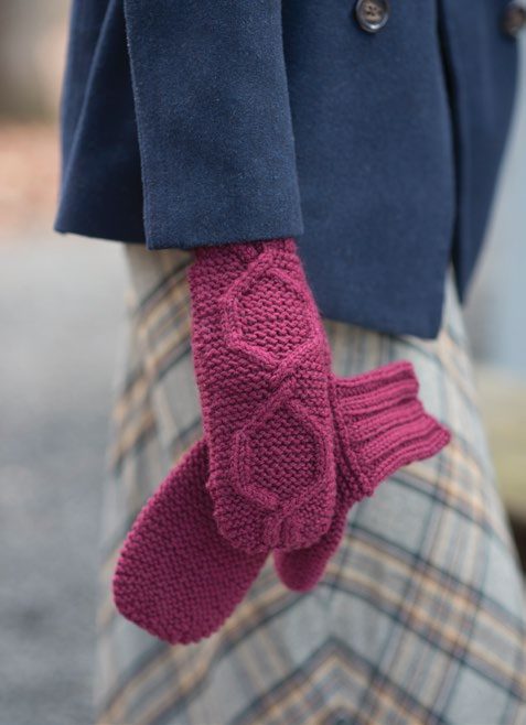 Berroco Alpine Twist Hat and Mittens Set Knitting Pattern