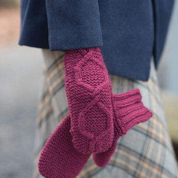 Berroco Alpine Twist Hat and Mittens Set Knitting Pattern