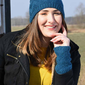 Borghild Hat & Wristlets Knitting Pattern
