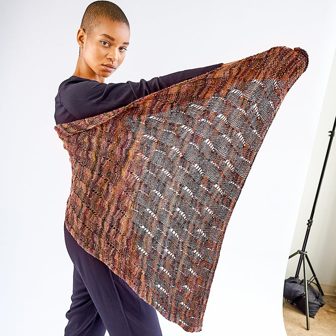 Berroco Carob Wrap Knitting Pattern