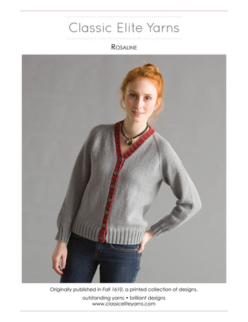 Classic Elite Yarns Rosaline Cardigan Knitting Pattern