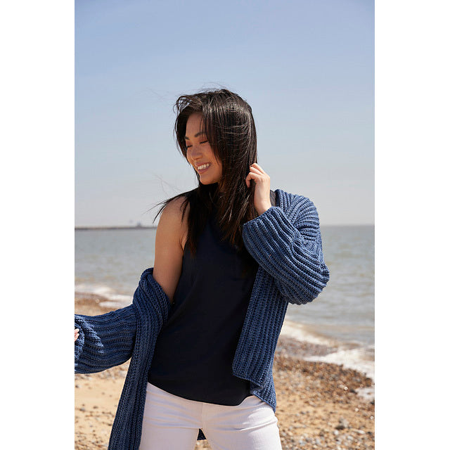 Malabrigo Sail Away Booklet Cardigan Crochet Pattern