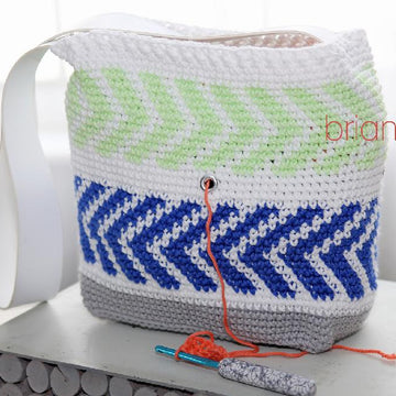 Crochet Arrow Project Bag
