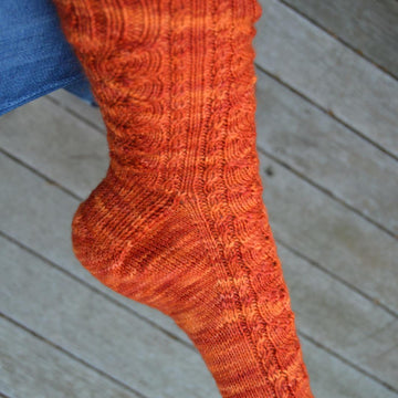 Autumn Leaves are Falling Socks