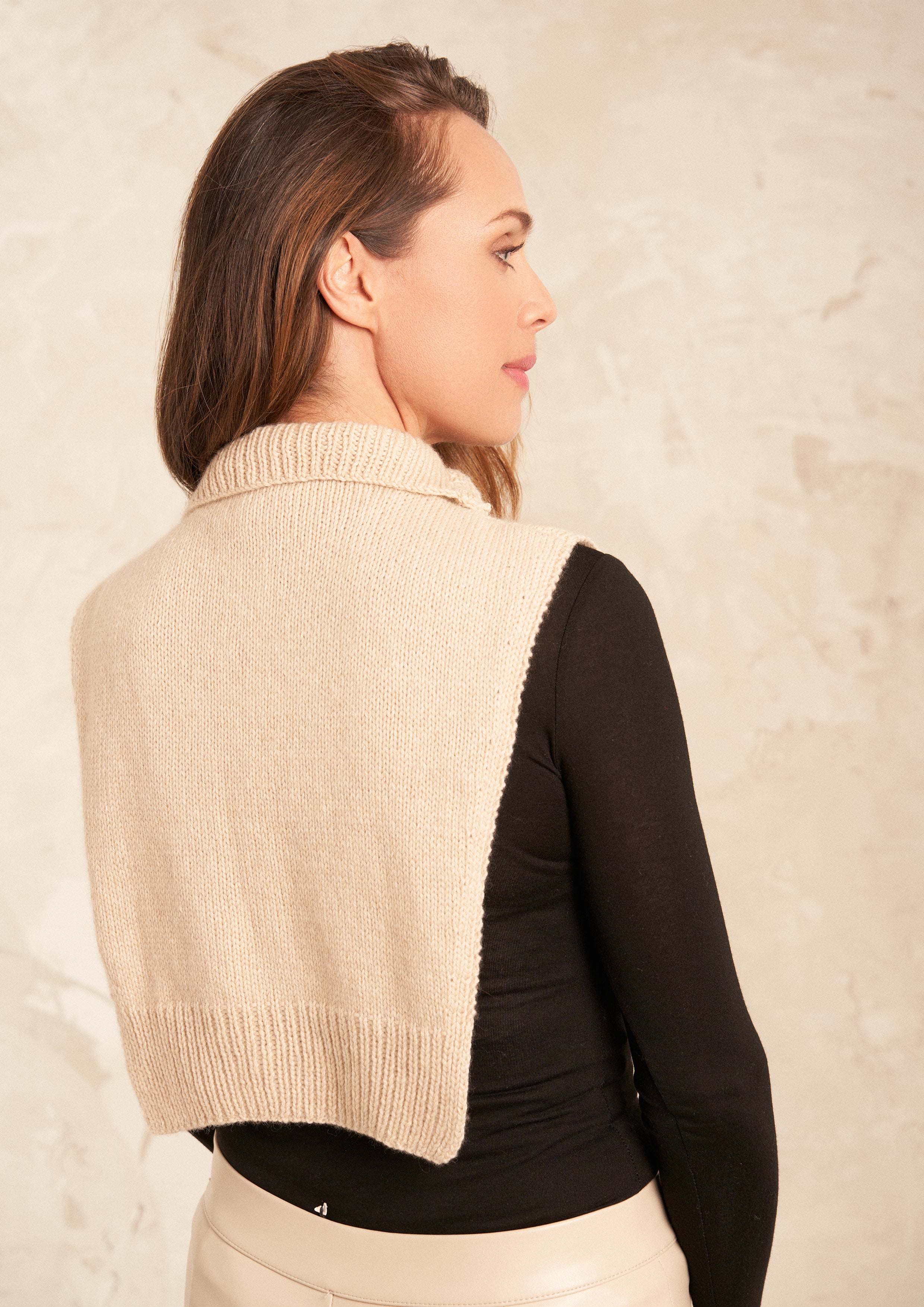 Palm Slipover Knitting Pattern