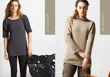 Jo Sharp Simple T-Shirt Jumper Knitting Pattern
