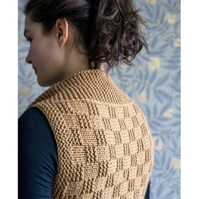 Berroco Brooklin Vest- Portfolio Waistcoat Knitting Pattern