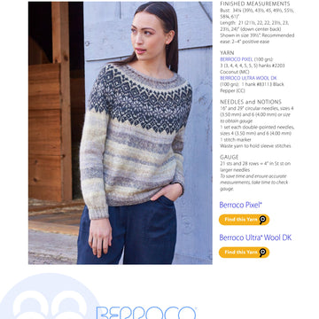 Berroco Purga Jumper Knitting Pattern