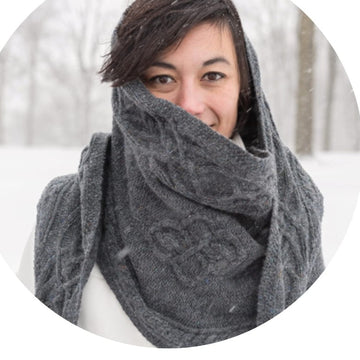 Twist Collective Alizeh Wrap Knitting Pattern