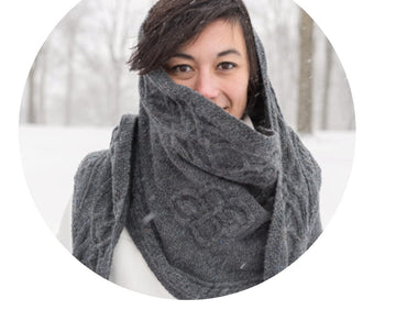 Twist Collective Alizeh Wrap Knitting Pattern