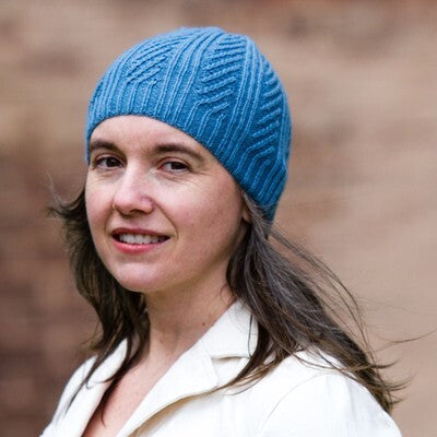 Valley Yarns Oblique Hat Knitting Pattern