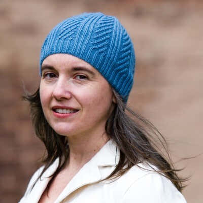 Valley Yarns Oblique Hat Knitting Pattern