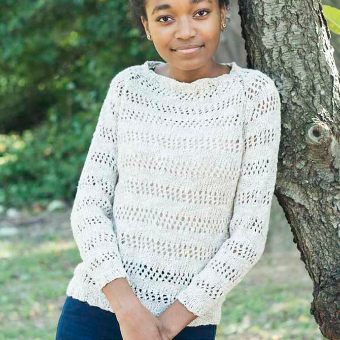 Juniper Moon Farm Atlantis Pullover Jumper Knitting Pattern