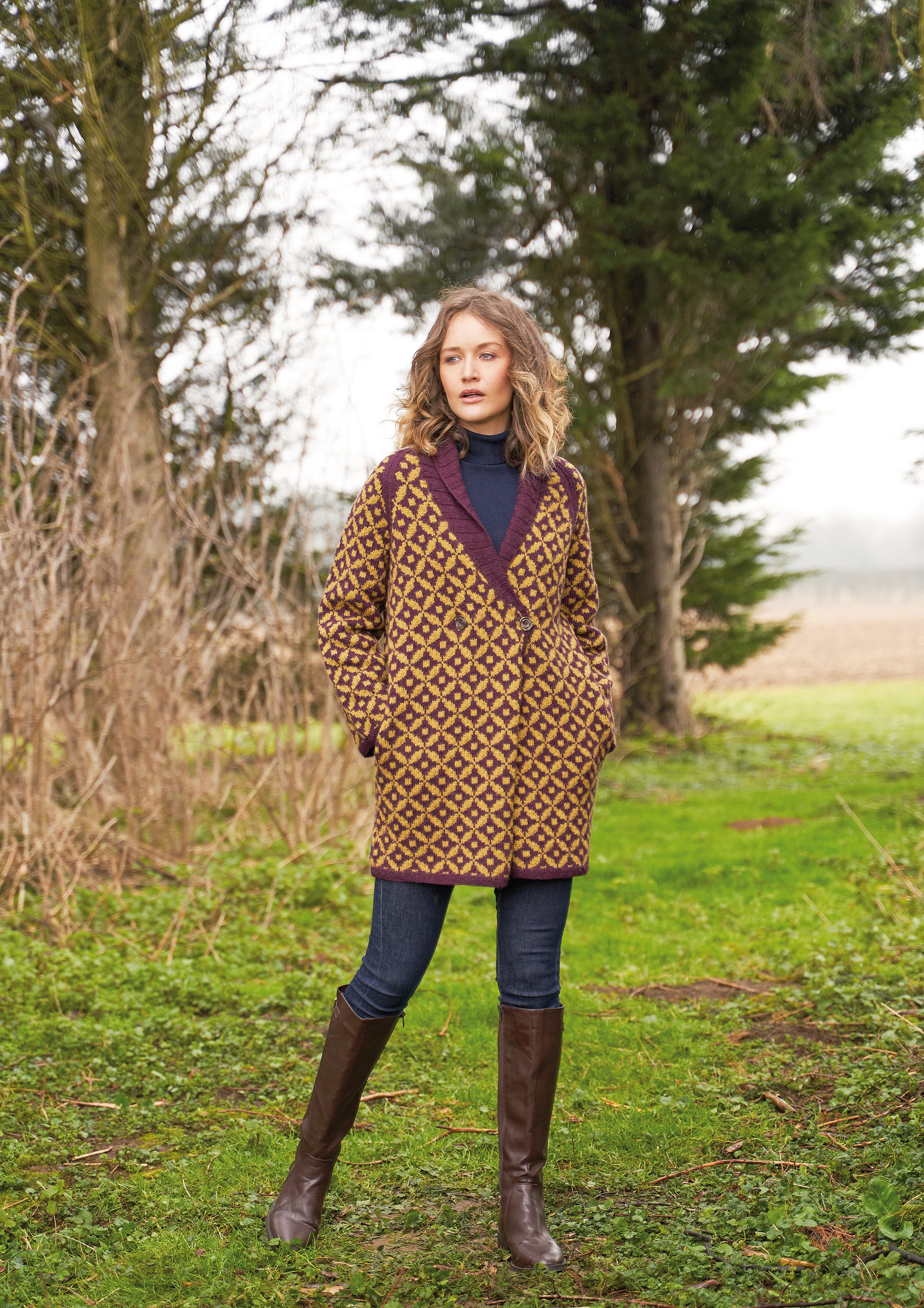 Merry Coat Knitting Pattern