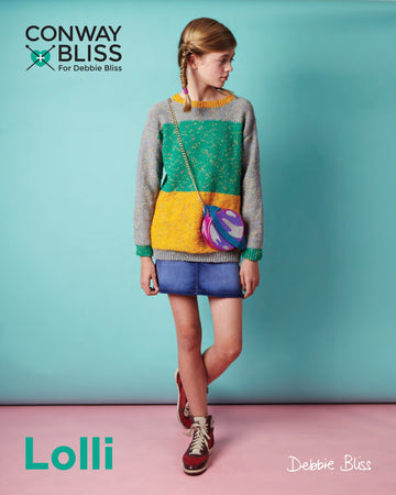 Conway and Bliss Colour Block Sweater Knitting Pattern