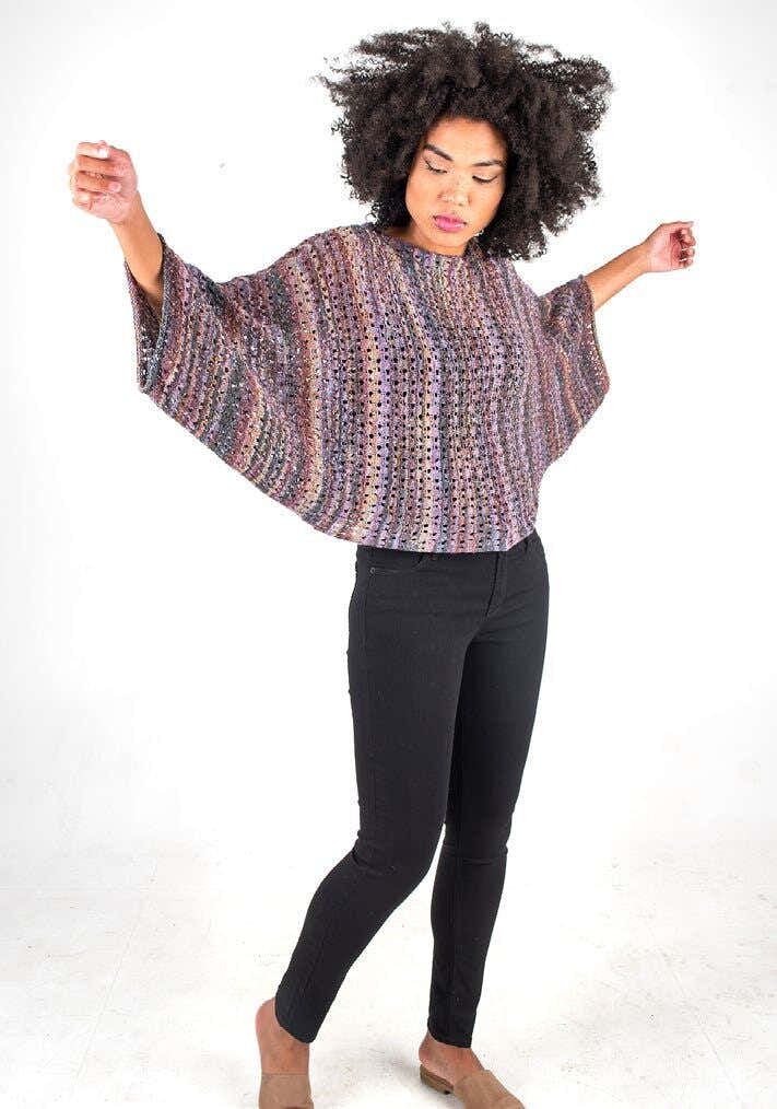 Sierra Poncho Cape Knitting Pattern