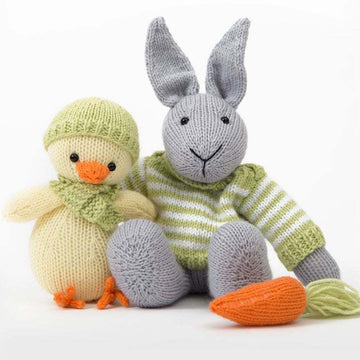Deramores Easter Bunny and Chick Toy Knitting Pattern