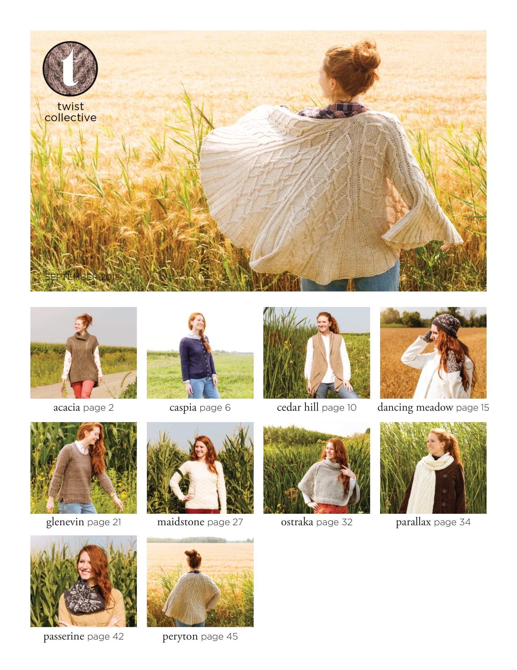 Twist Collective Issue September eBook Cape Knitting Pattern