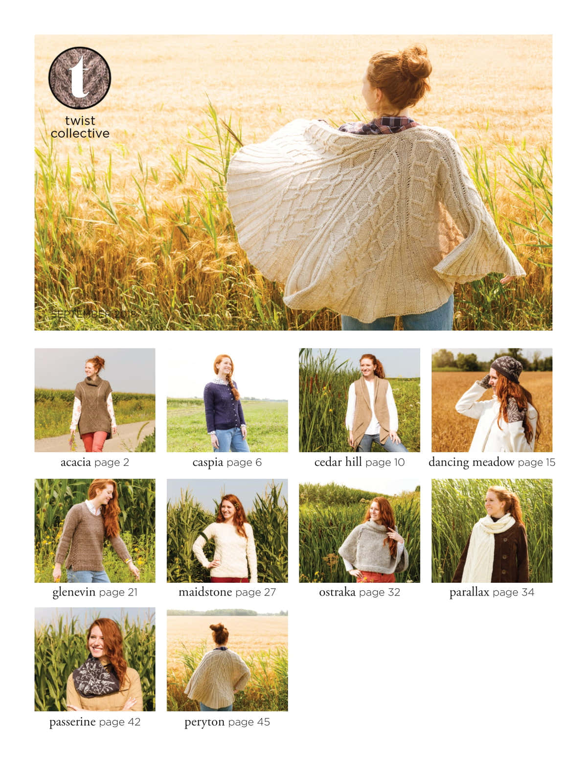 Twist Collective Issue September eBook Cape Knitting Pattern