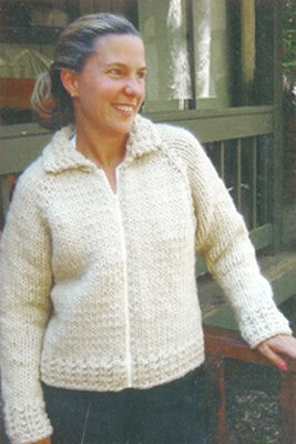 Knitting Pure & Simple 234 Weekend Neck Down Jacket Pattern