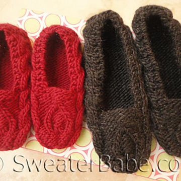 #143 One-Skein Sweetheart Slippers