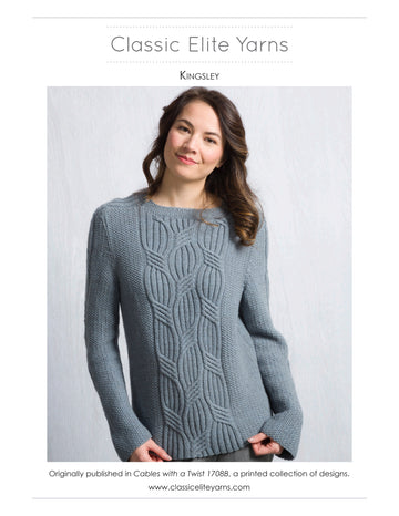Classic Elite Yarns Kingsley Jumper Knitting Pattern