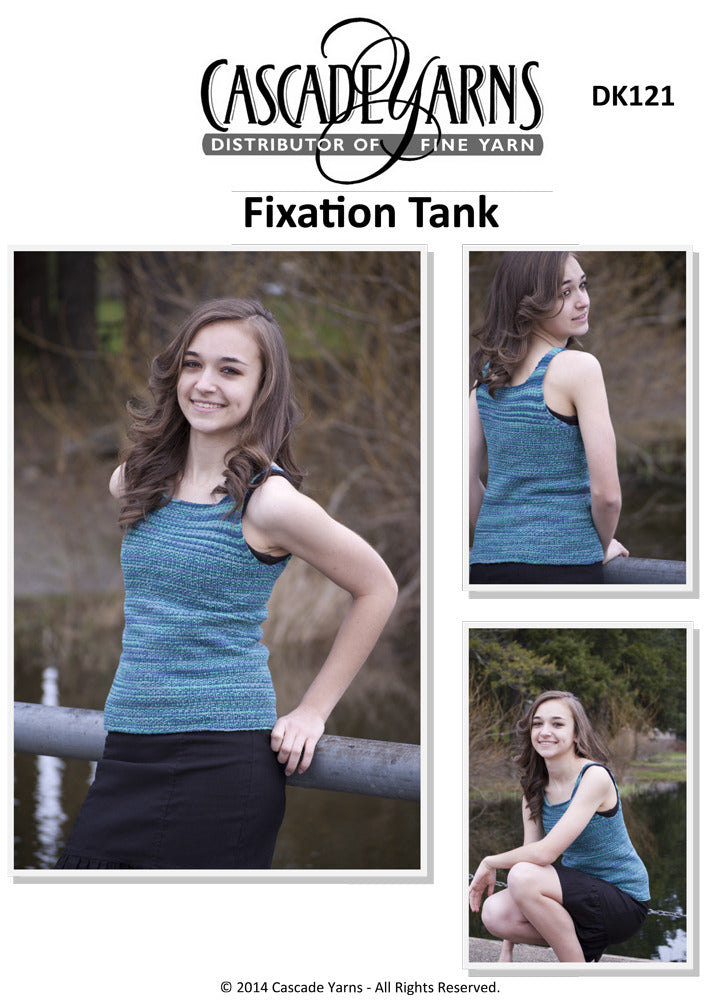 Cascade Yarns DK Fixation Tank Jumper Knitting Pattern