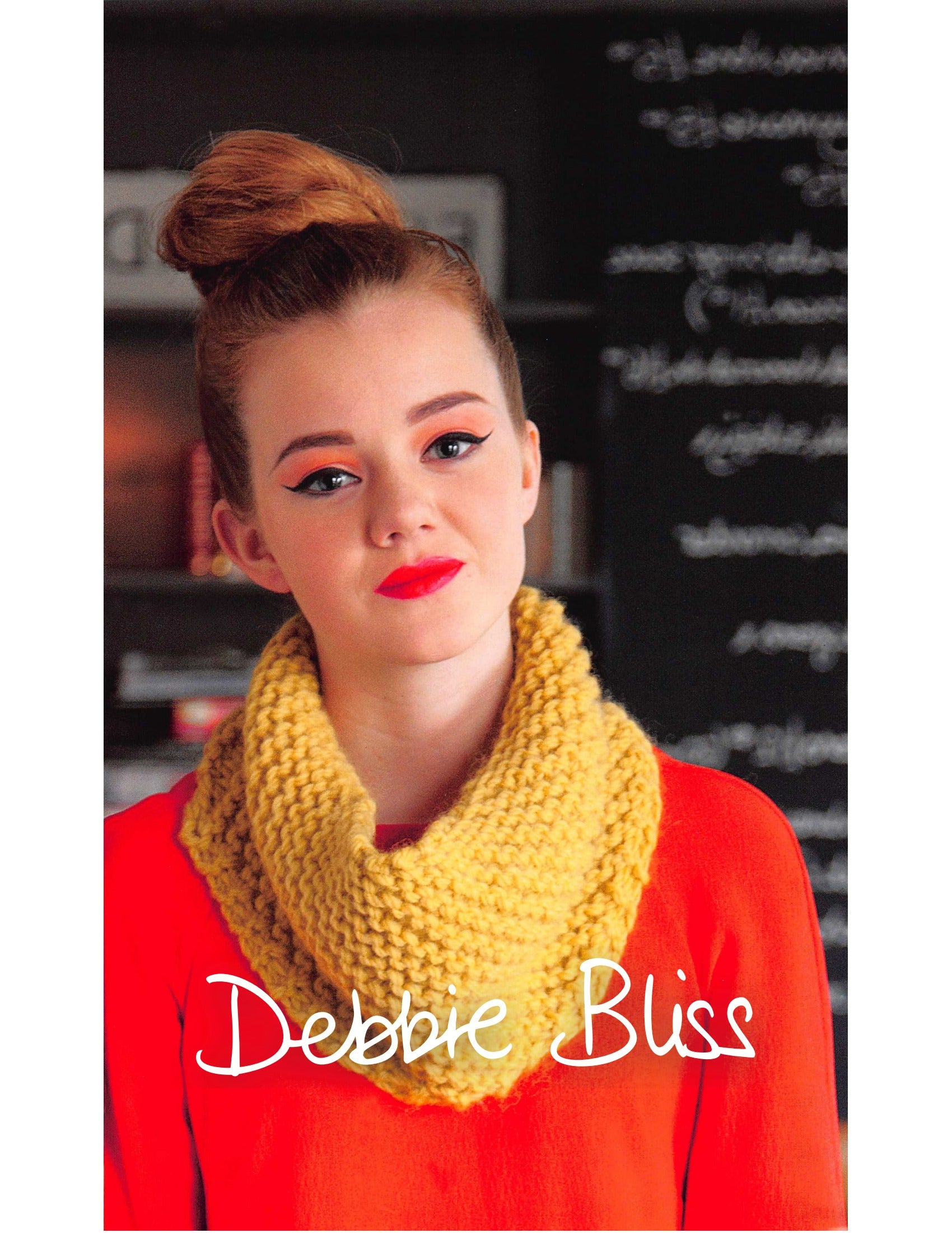 Debbie Bliss Garter Stitch Snood Knitting Pattern