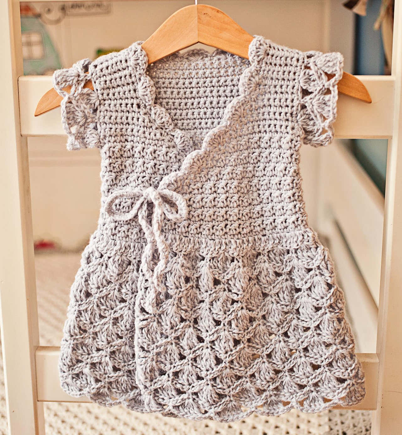 Lavender Wrap Dress