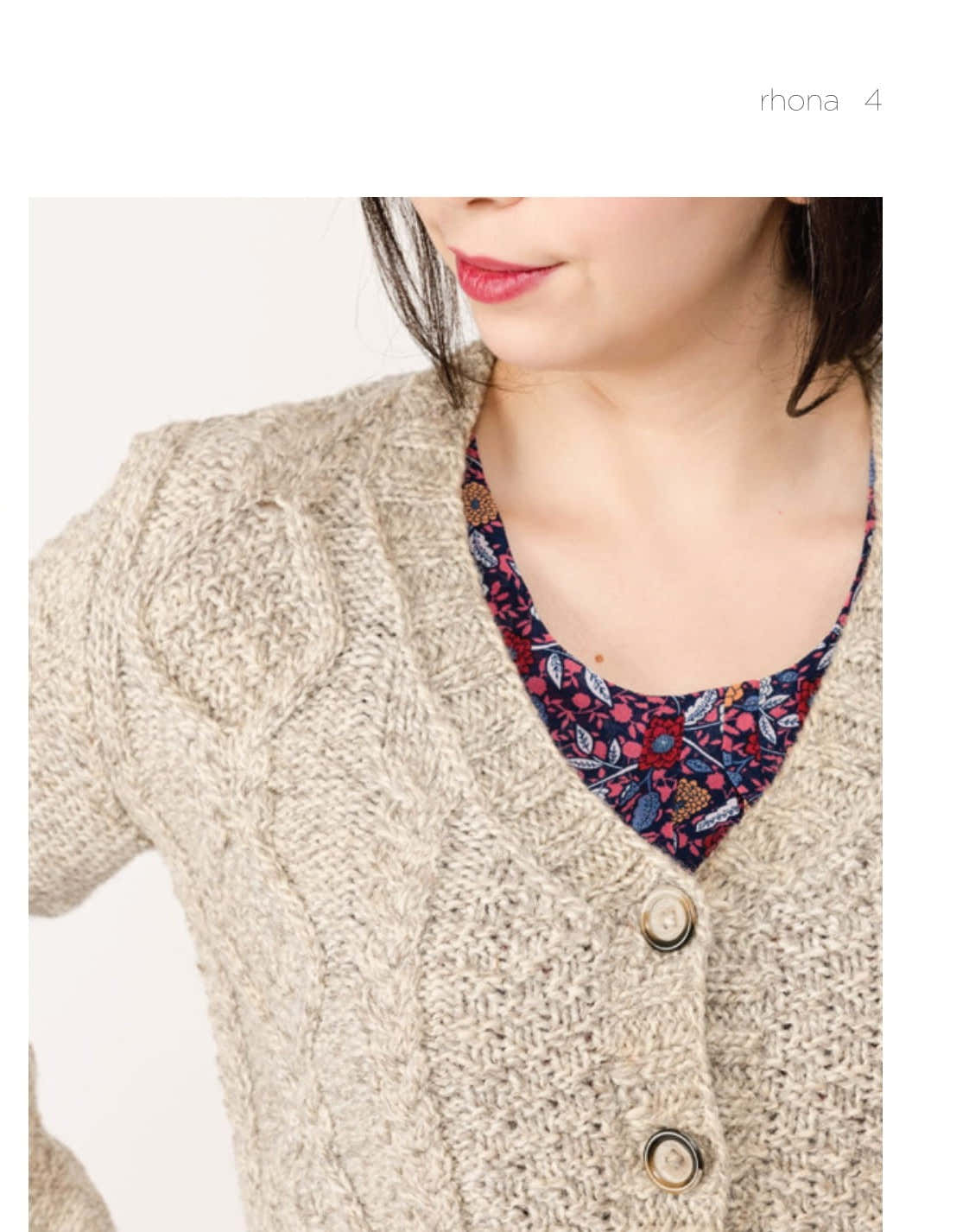 Twist Collective Rhona Cardigan Knitting Pattern