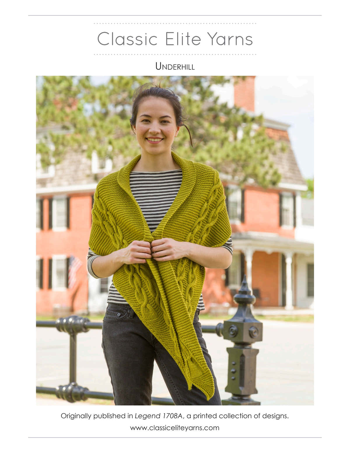 Classic Elite Yarns Underhill Wrap Knitting Pattern