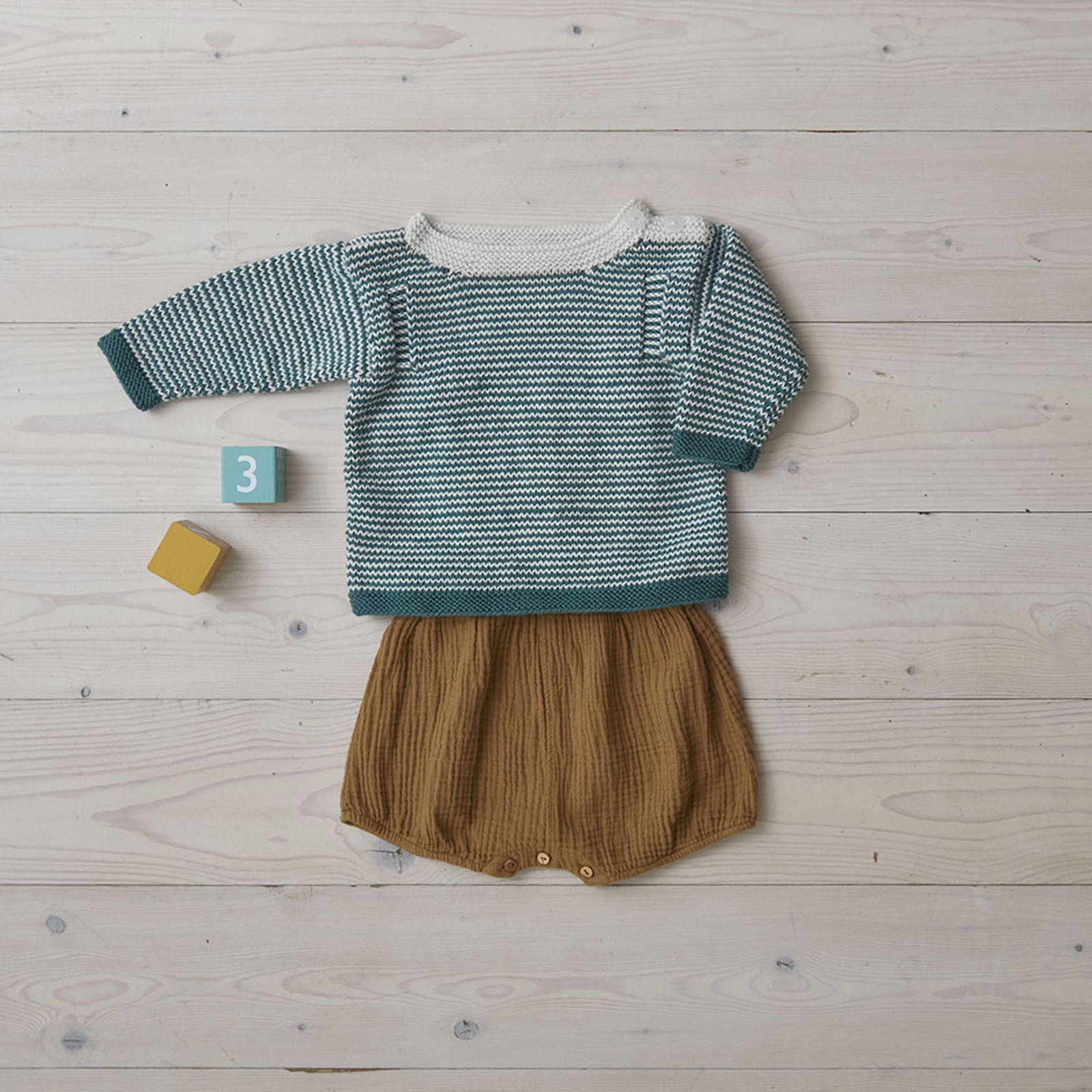 Debbie Bliss Check Your Stripes Set Knitting Pattern