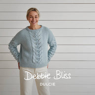 Debbie Bliss Lace With Bobble Sweater Knitting Pattern