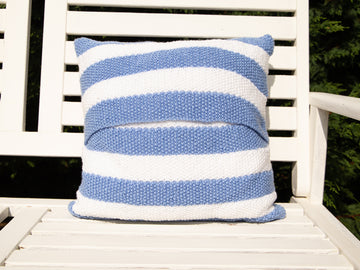 Deramores Pin Stripe Cushion Knitting Pattern