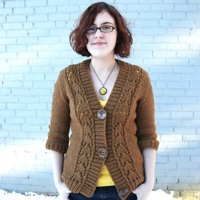 Valley Yarns Loire Cardigan Knitting Pattern
